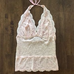 Bebe Pink Halter Top